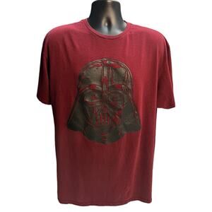 Star Wars Darth Vader Graphic T-Shirt XL Maroon Sithlord Darkside Tee Fifth Sun